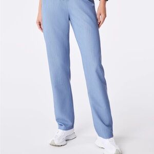Figs Scrub Heather indigo Livingston HW Womens pants Large